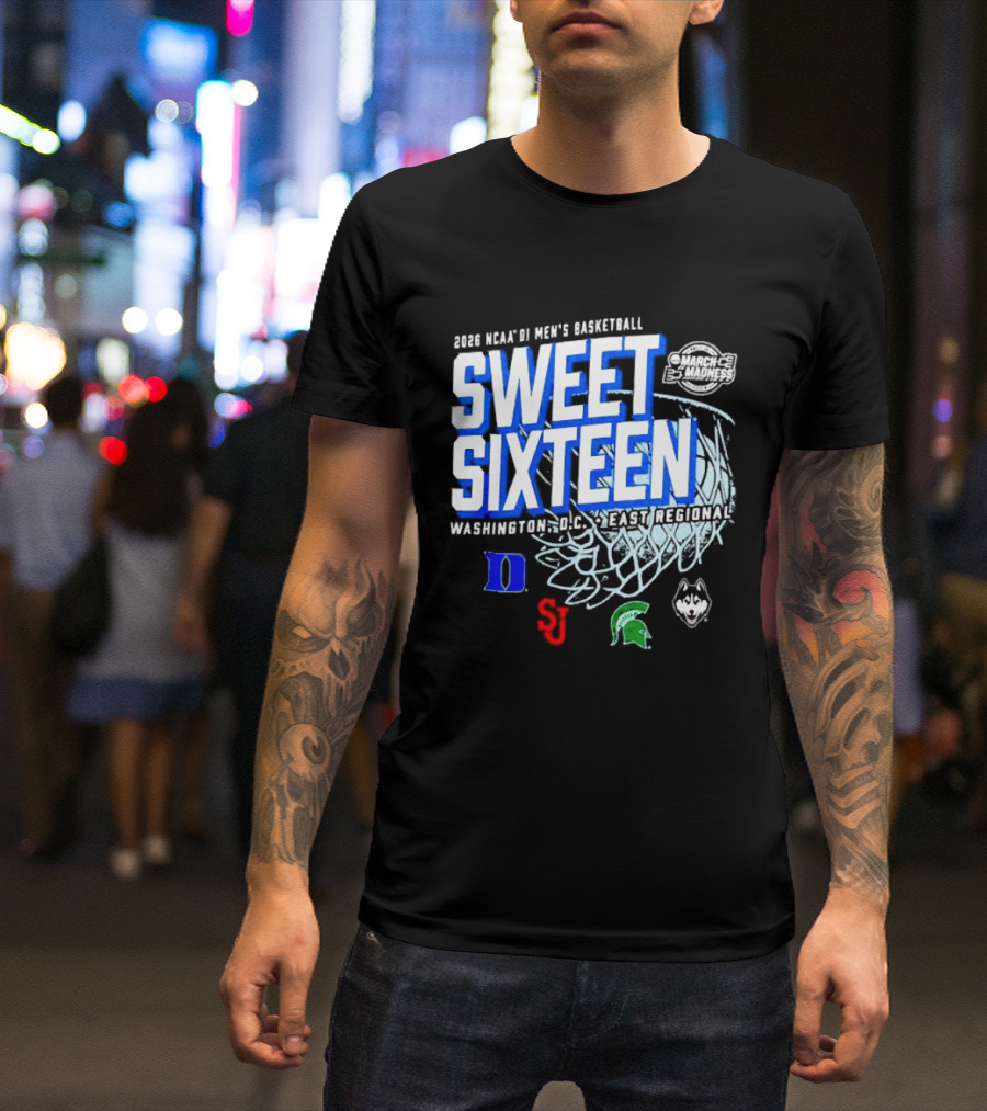 2026 NCAA Men's Basketball Sweet Sixteen Washington DC East Regional March Madness T-Shirt