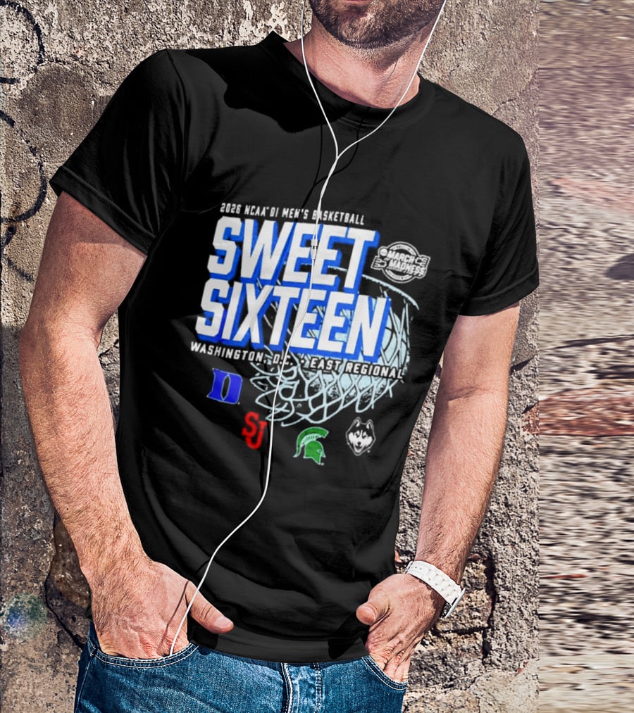 2026 NCAA Men's Basketball Sweet Sixteen Washington DC East Regional March Madness T-Shirt