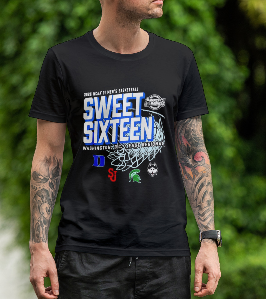 2026 NCAA Men's Basketball Sweet Sixteen Washington DC East Regional March Madness T-Shirt