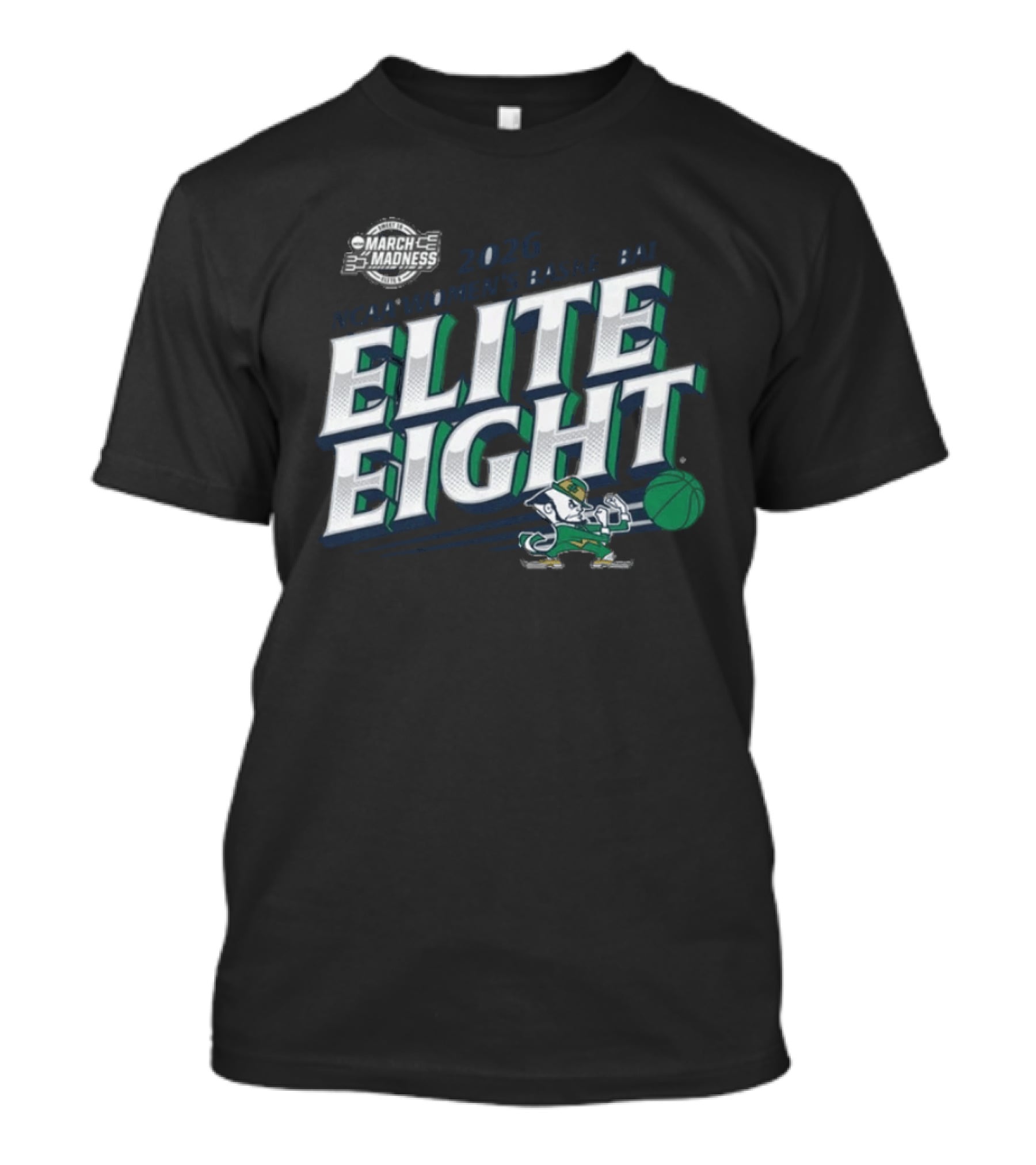 Notre Dame NCAA Women's Basketball 2026 Elite Eight Fighting Irish T-Shirt
