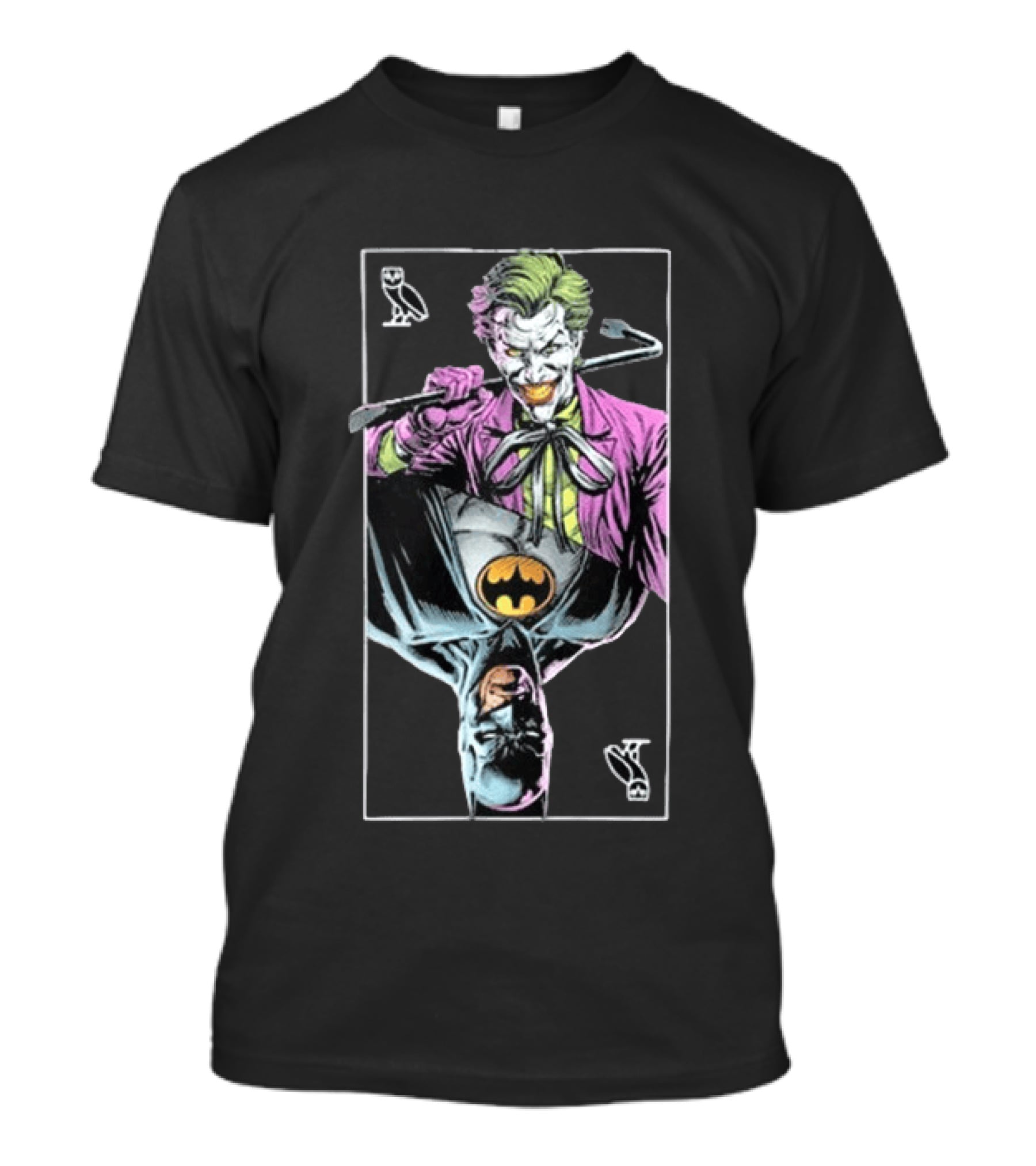 October's Very Own Batman Joker Collaboration Mirror Owls T-Shirt