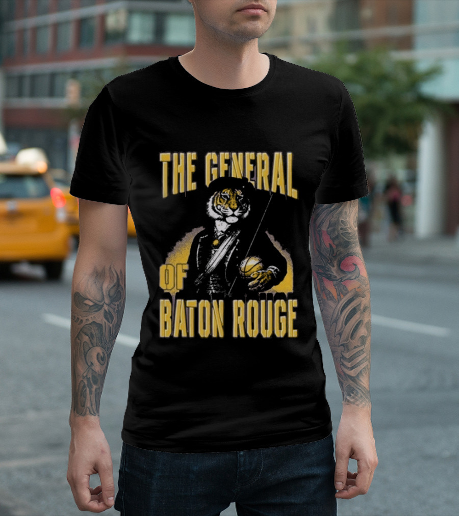 The General Of Baton Rouge Pocket Tiger Conductor Baton Rouge T-Shirt