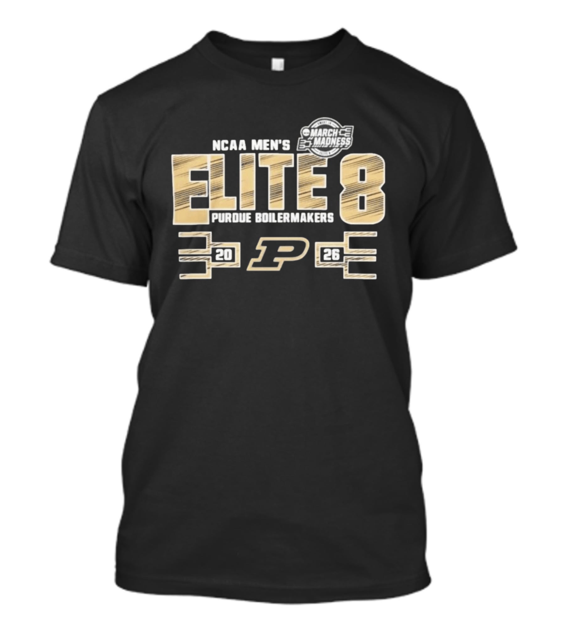 NCAA Men's March Madness Elite 8 Purdue Boilermakers 2026 T-Shirt