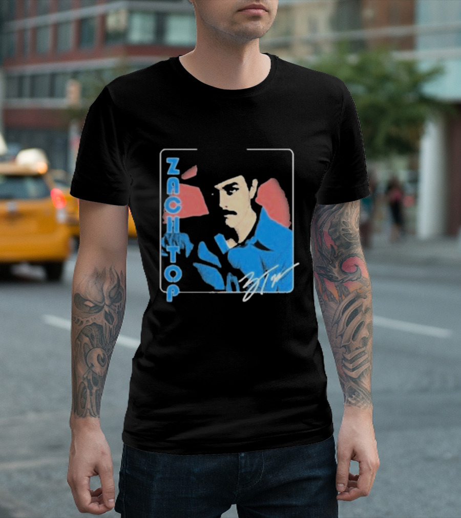 Zach Top ZTW Signature Blue And Red T-Shirt