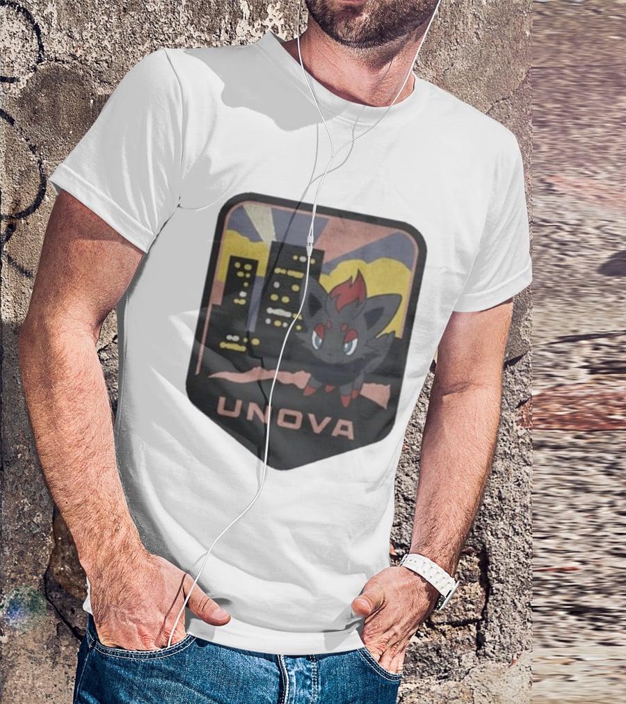 Unova Pokémon Zorua City Nightscape T-Shirt