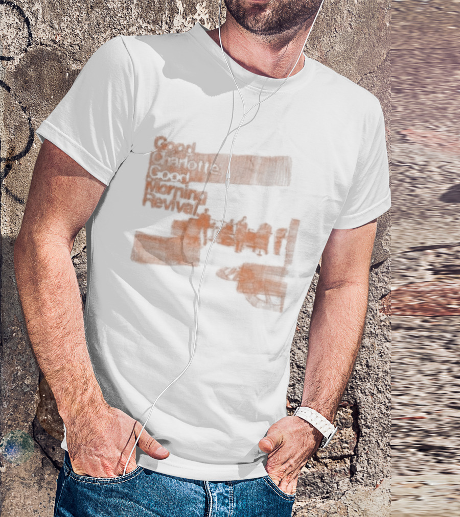 Good Morning Revival Reimagined Whimsical Doodle T-Shirt