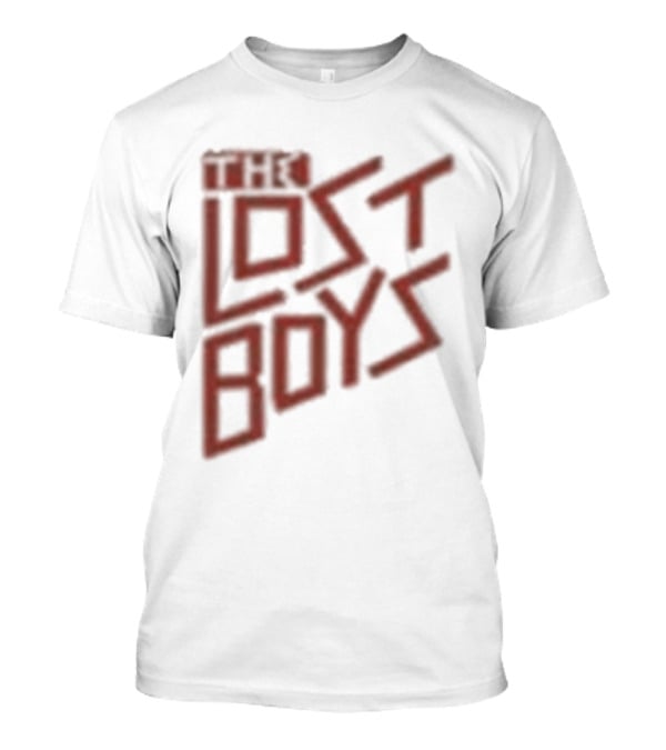 The Lost Boys Concert Crop Top 80s Retro Font T-Shirt