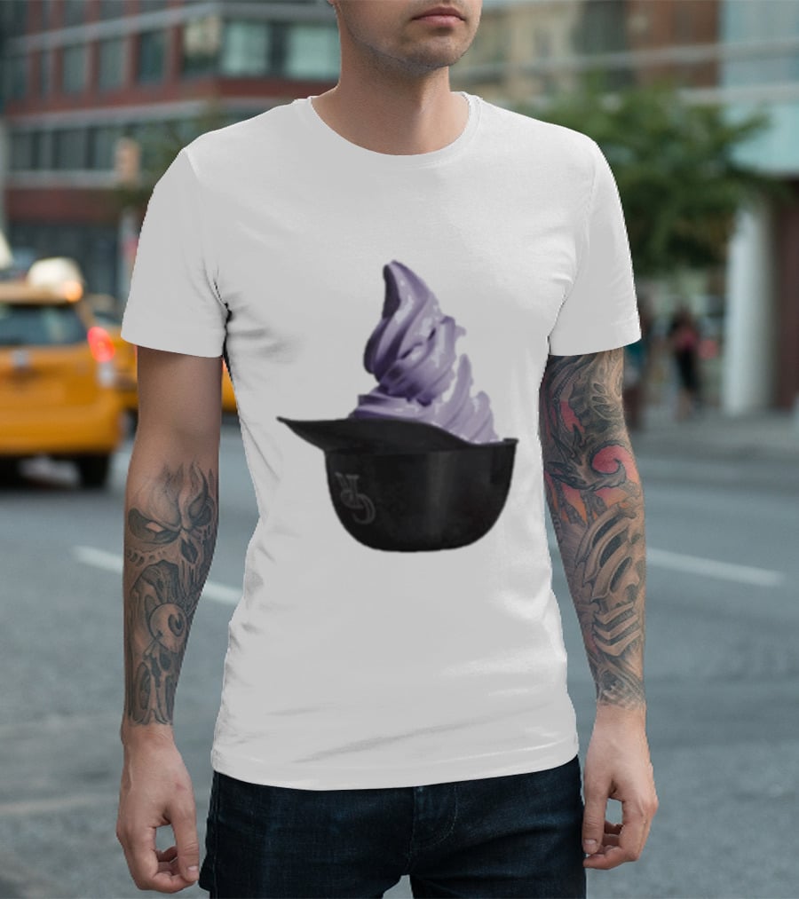 Colorado Rockies Boozy Ice Cream Purple Soft Serve Treat T-Shirt