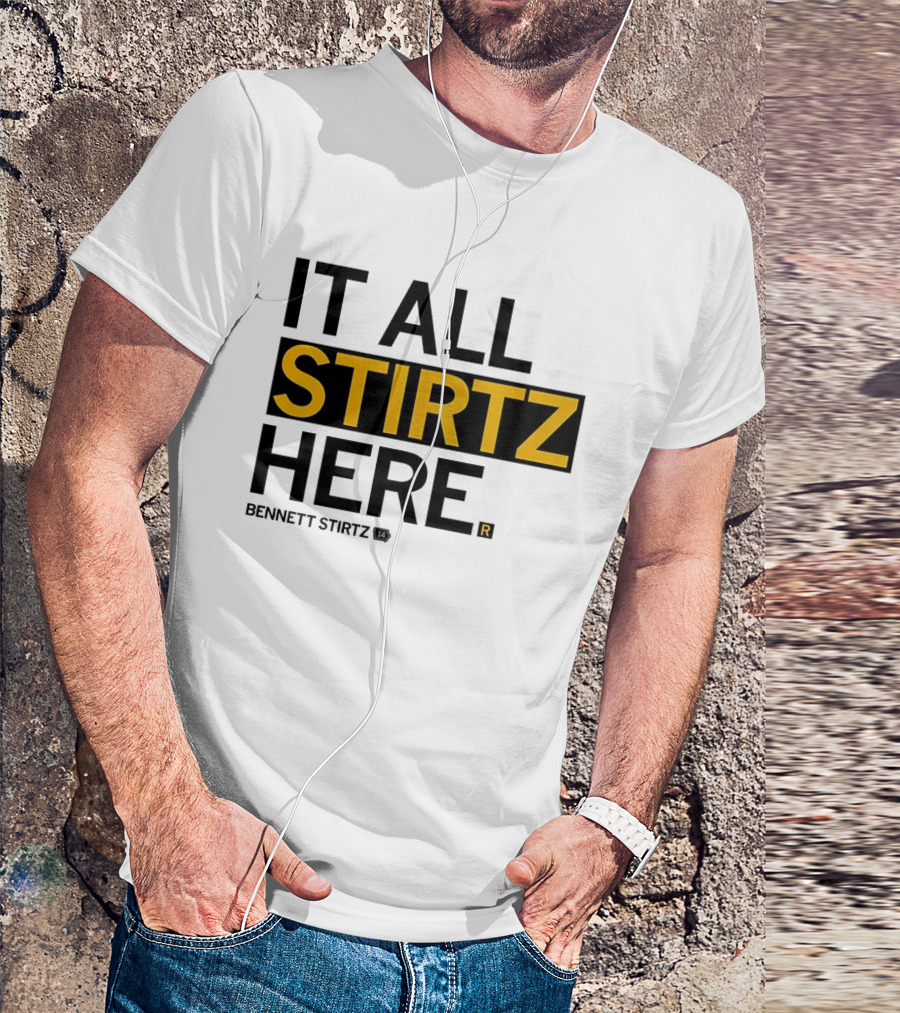 It All Stirtz Here Bennett Stirtz Iowa Hawkeyes Men's Basketball T-Shirt