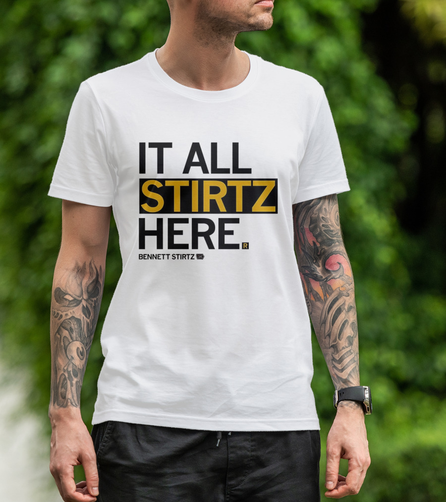It All Stirtz Here Bennett Stirtz Iowa Hawkeyes Men's Basketball T-Shirt