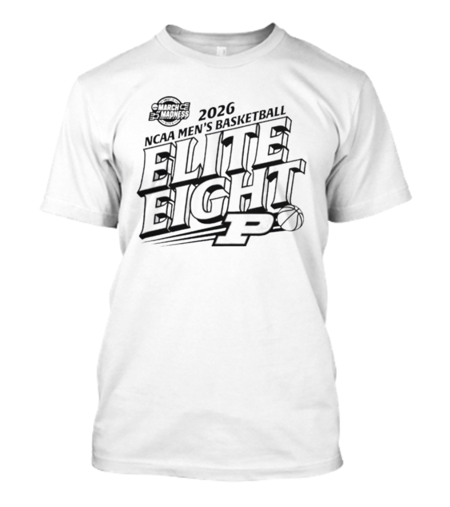 March Madness NCAA Men's Basketball 2026 Elite Eight Purdue T-Shirt