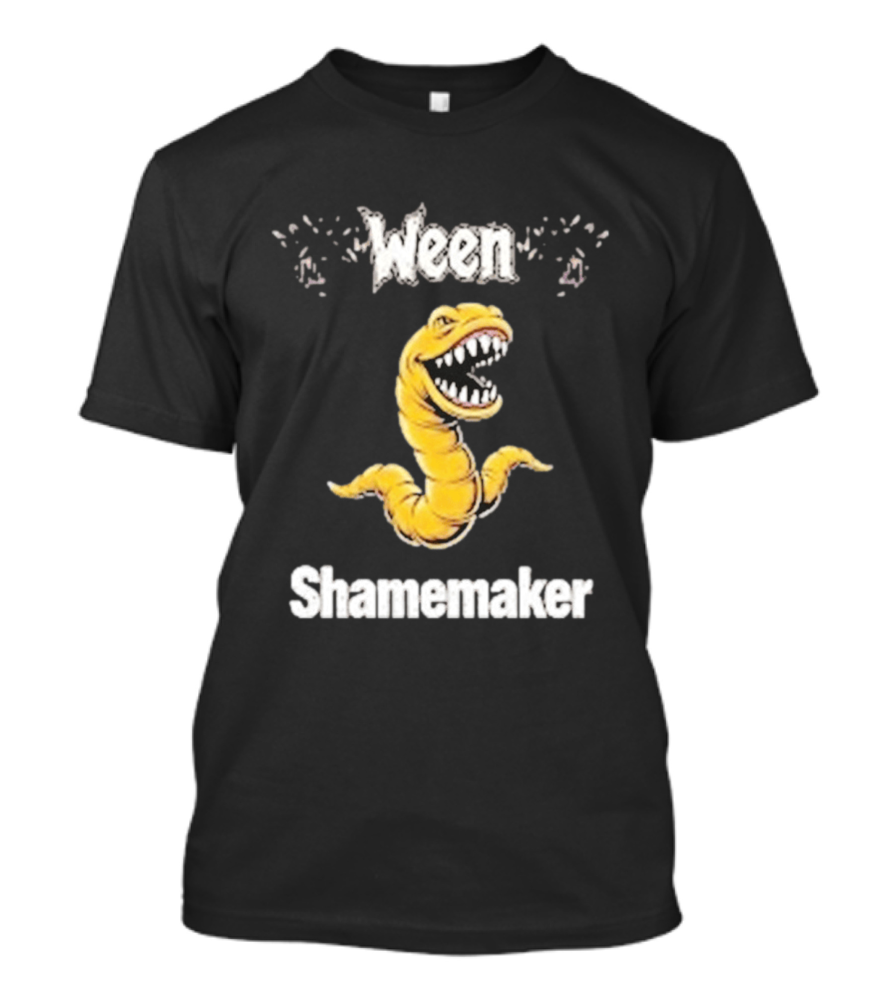 Ween Shamemaker Yellow Snake Teeth T-Shirt