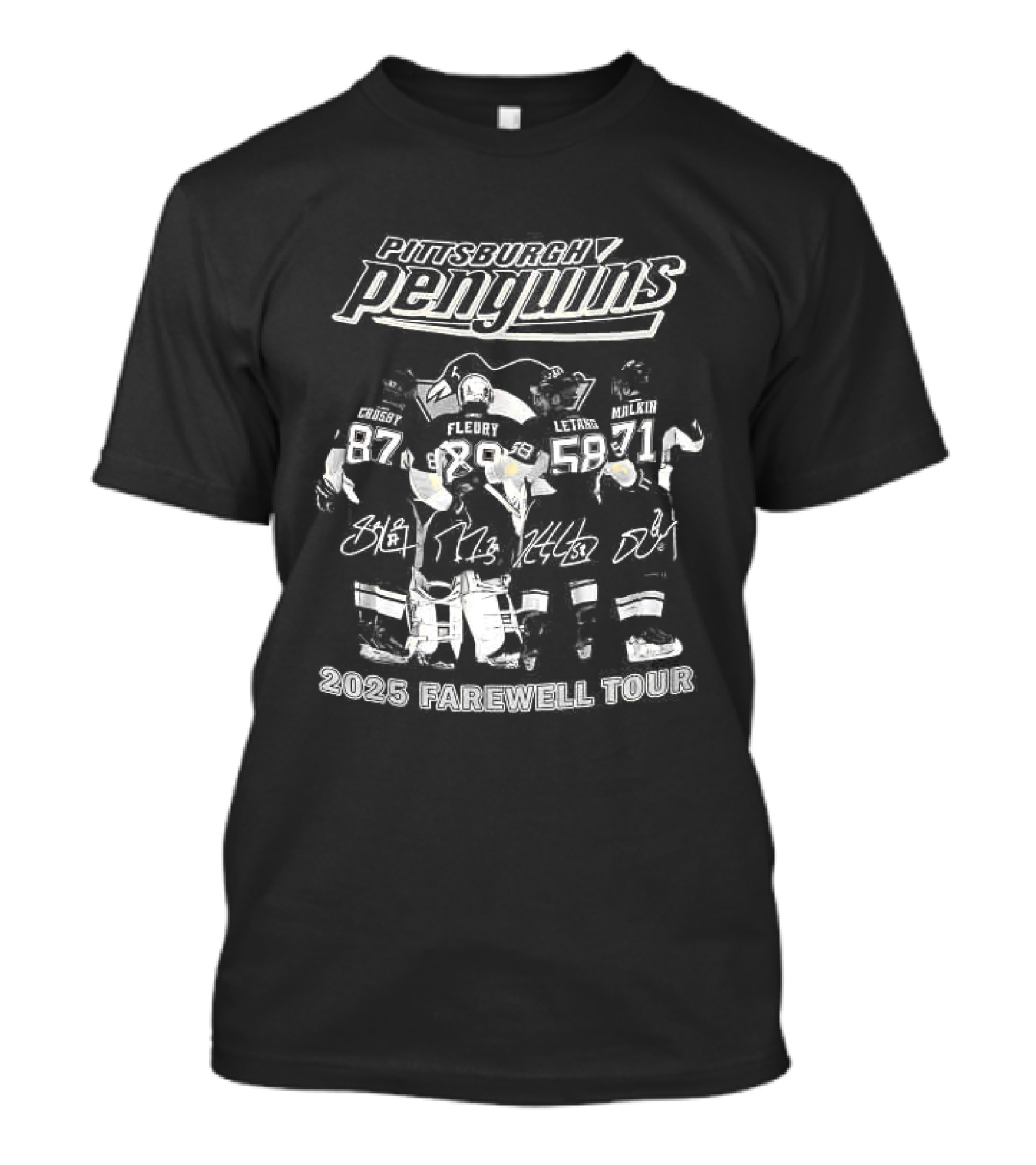 Pittsburgh Penguins 2025 Farewell Tour Celebration Go Pens Go T-Shirt
