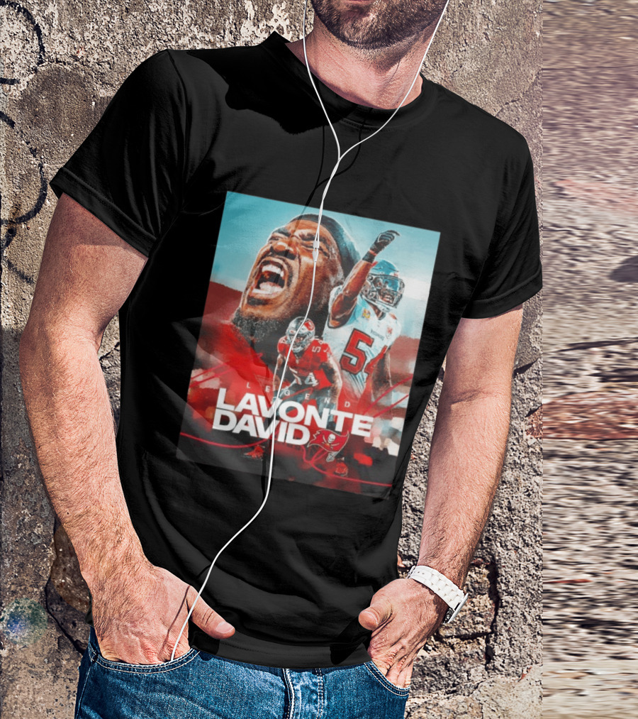 Lavonte David Legend Tampa Bay Buccaneers NFL Collage T-Shirt