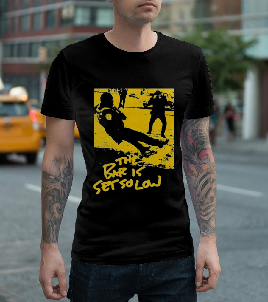 The Bar Is Set So Low Tug Of War Yellow T-Shirt