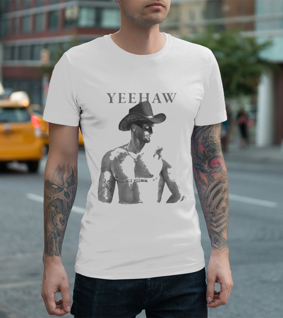 Yeehaw Orville Peck Pride 2024 Cowboy Hat T-Shirt