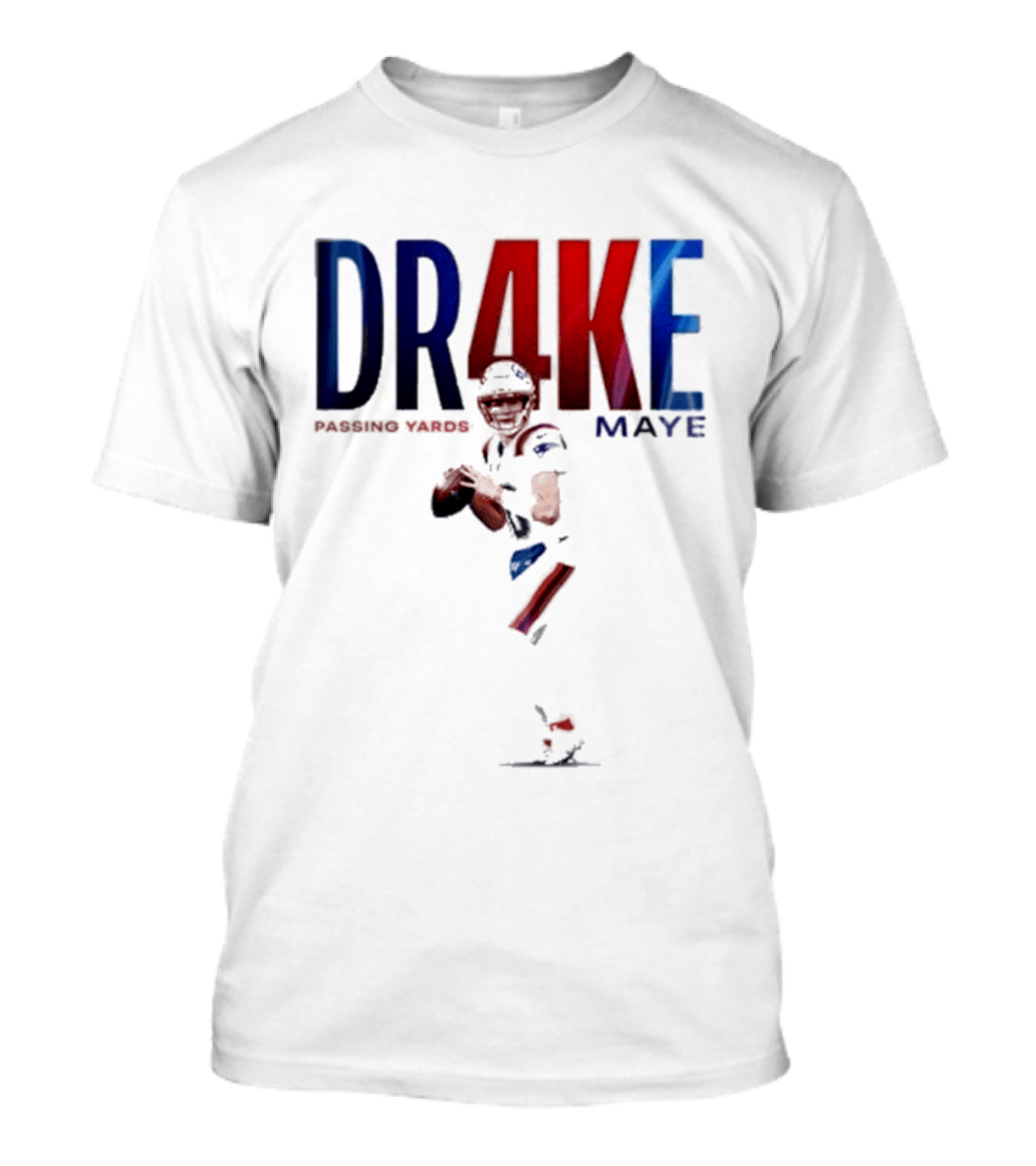 DRAKE MAYE 4K Passing Yards Football Quarterback T-Shirt