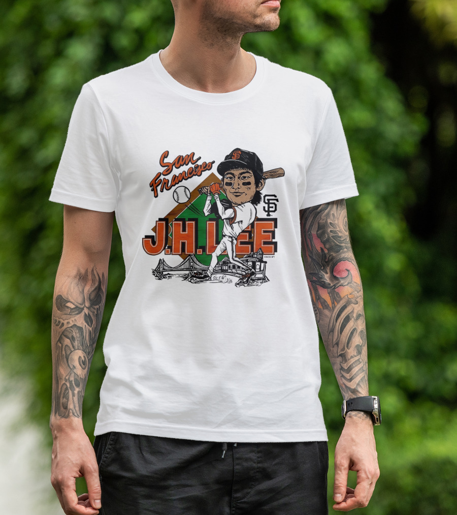 San Francisco Giants J.H. Lee Caricature T-Shirt