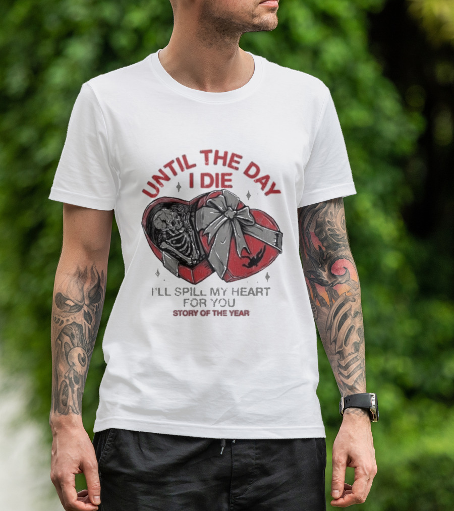 Story Of The Year Until The Day I Die Heart Box I'll Spill My Heart For You T-Shirt