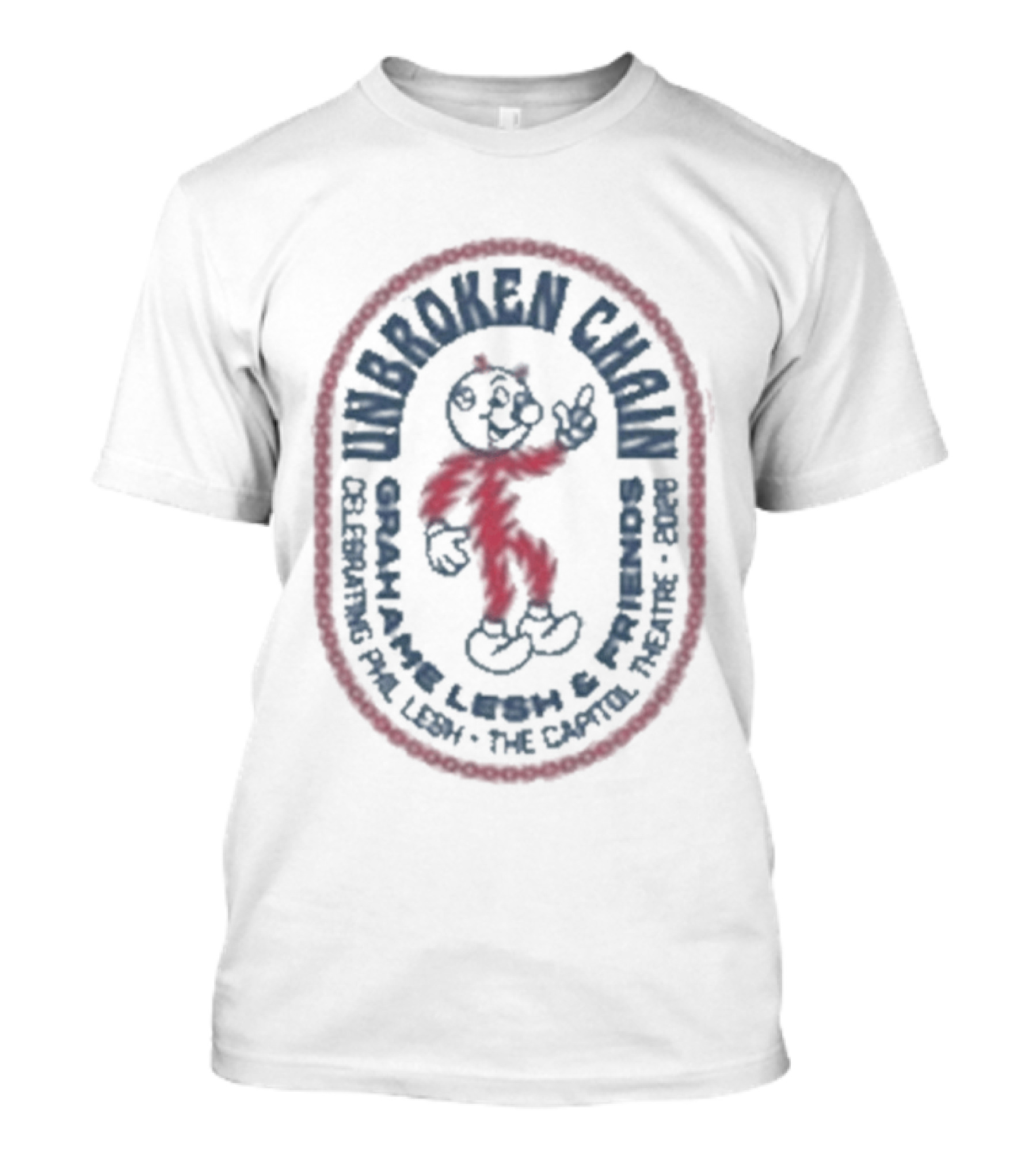 Terrapin Crossroads Youth Reddy Kilowatt Walkathon Classic Vintage Mascot Oval T-Shirt