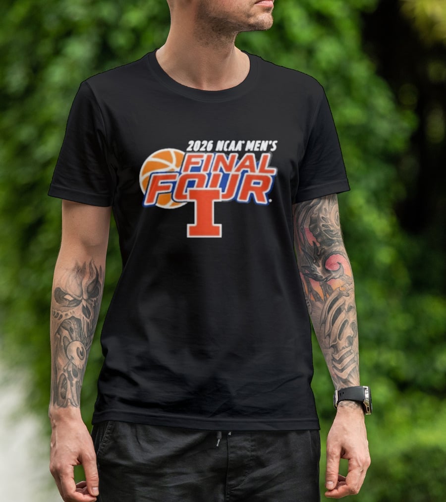 2026 NCAA Men's Final Four Illinois Fighting Illini T-Shirt
