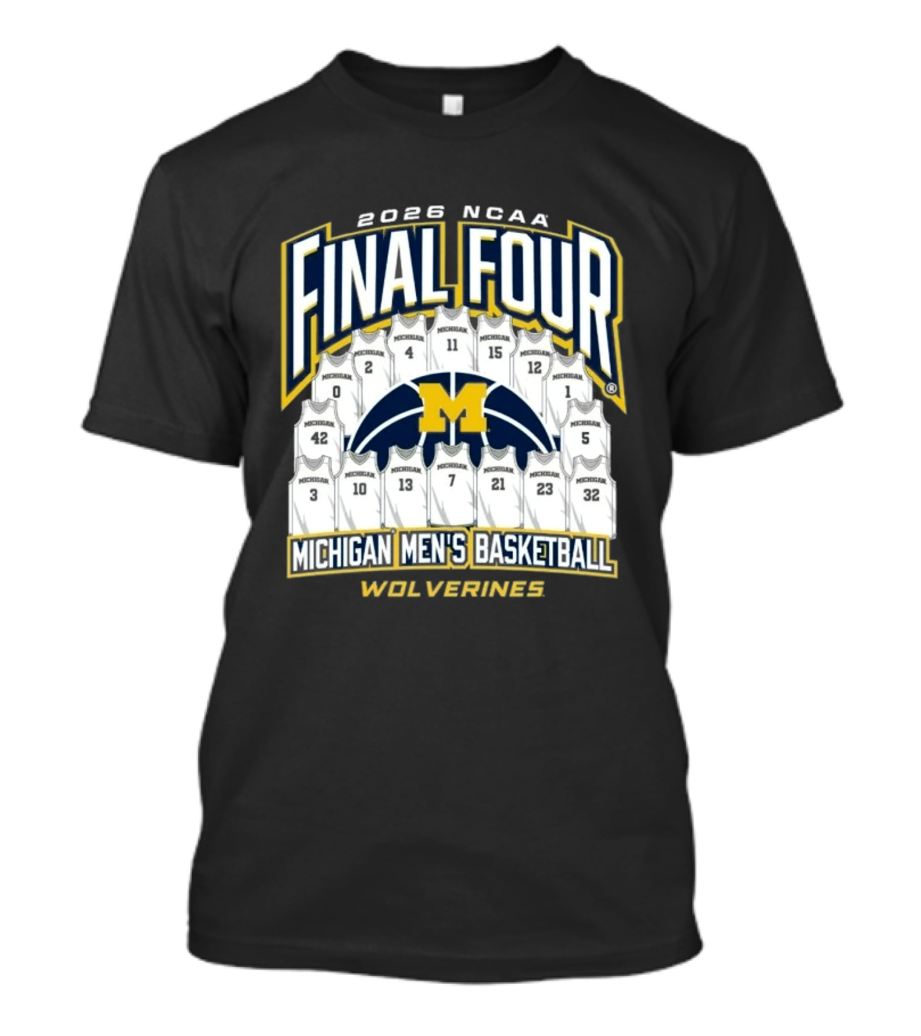2026 NCAA Final Four Michigan Men's Basketball Wolverines T-Shirt