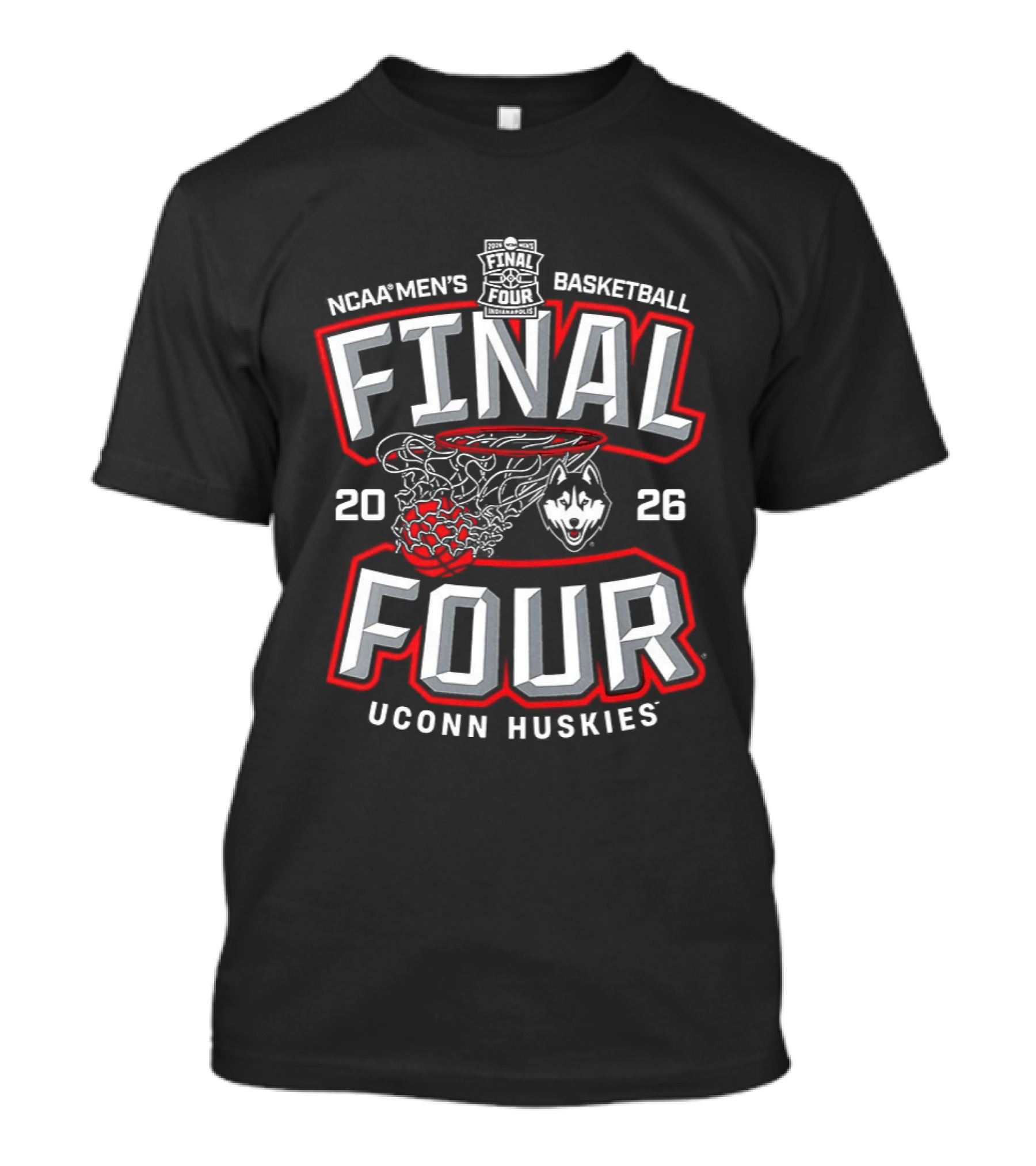 NCAA Men's Basketball Final Four 2026 UConn Huskies Nets T-Shirt