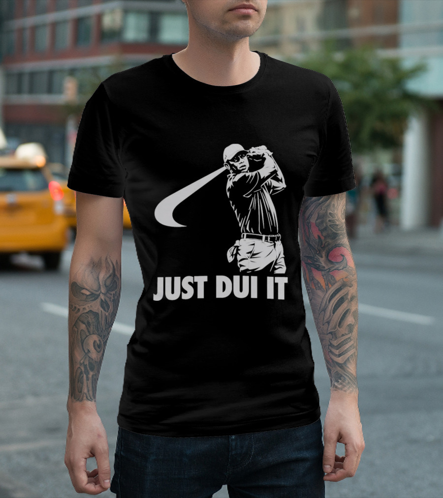 JUST DUI IT Tiger Woods Golf T-Shirt