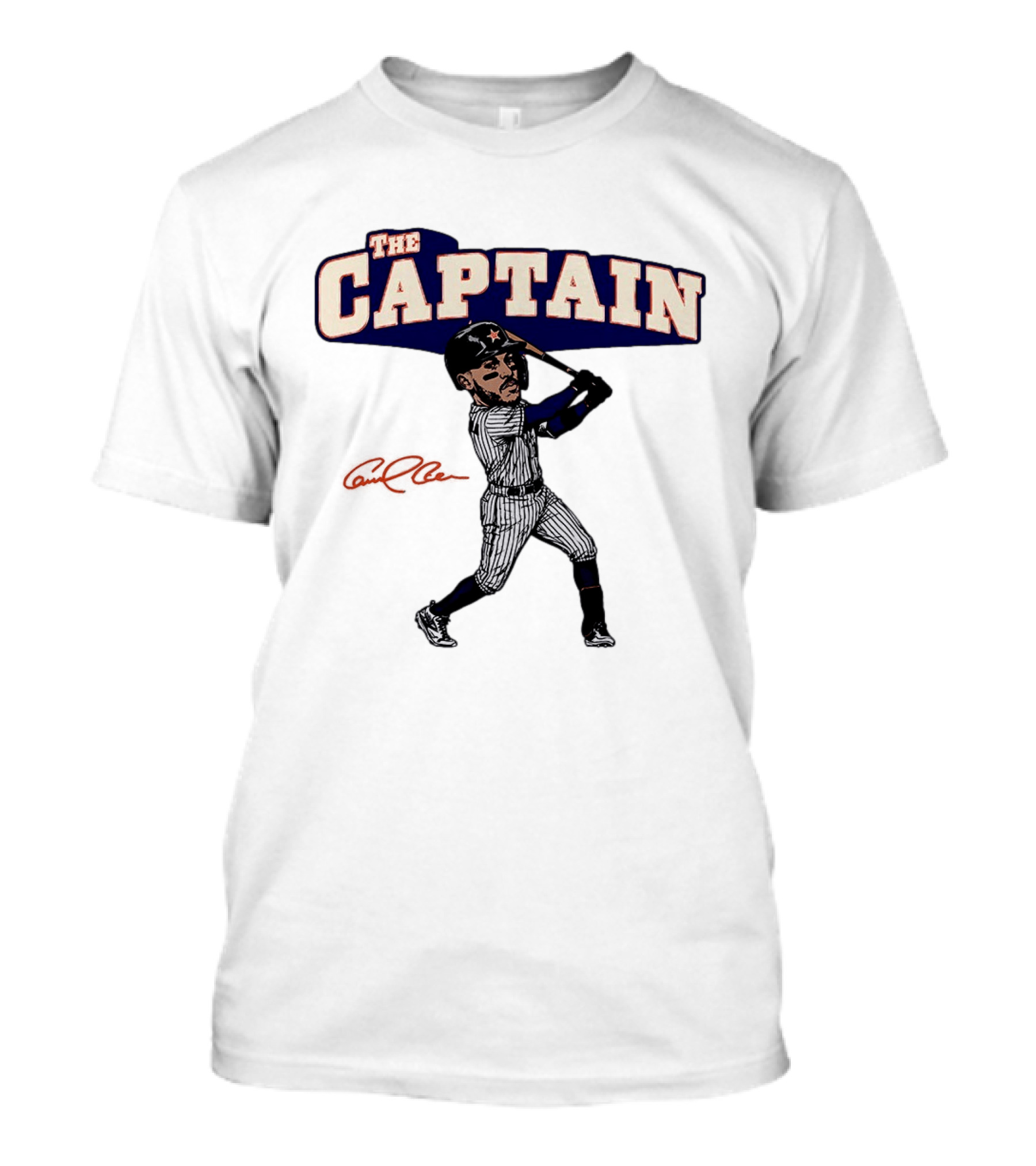 The Captain Carlos Correa Houston Astros Baseball Caricature T-Shirt