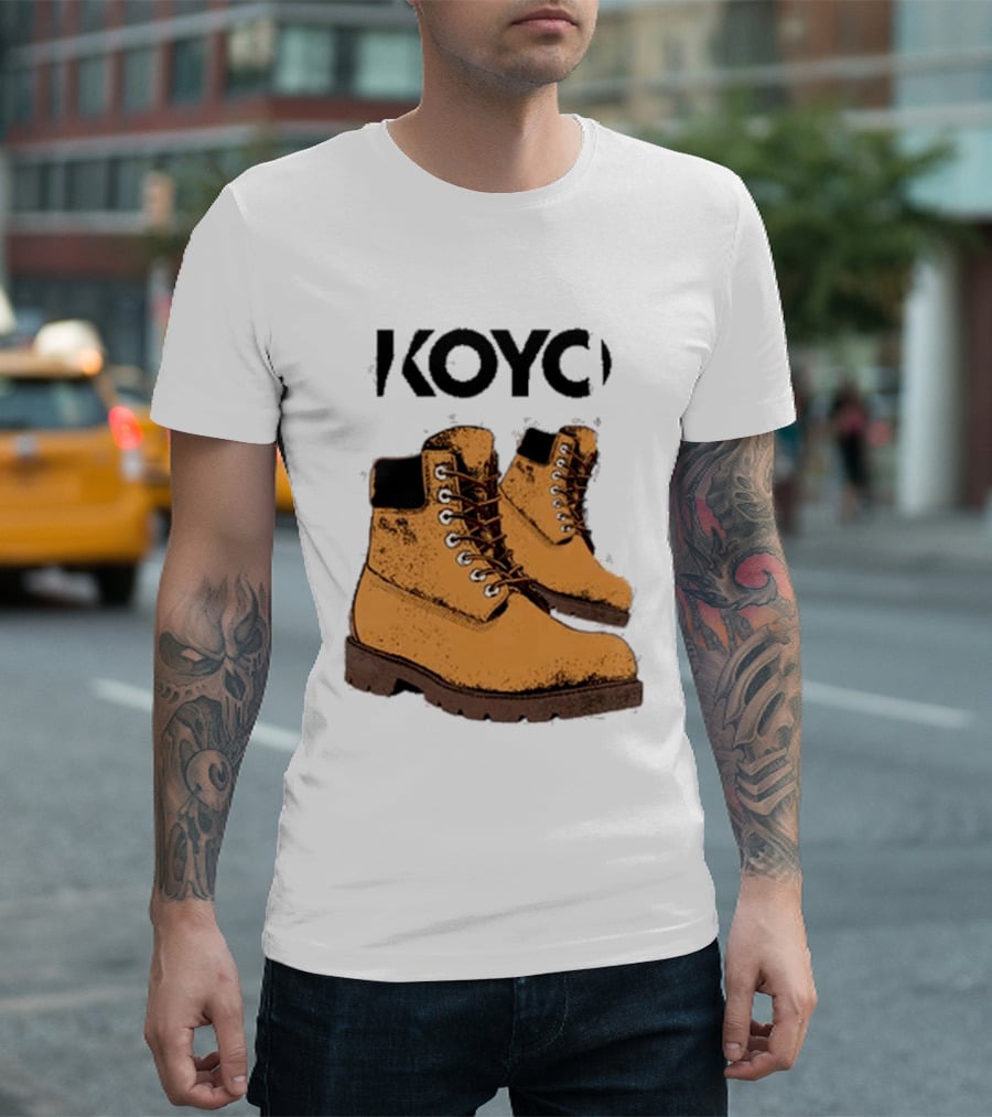 Koyo Timberland Style Boots T-Shirt