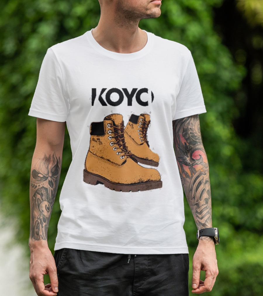 Koyo Timberland Style Boots T-Shirt
