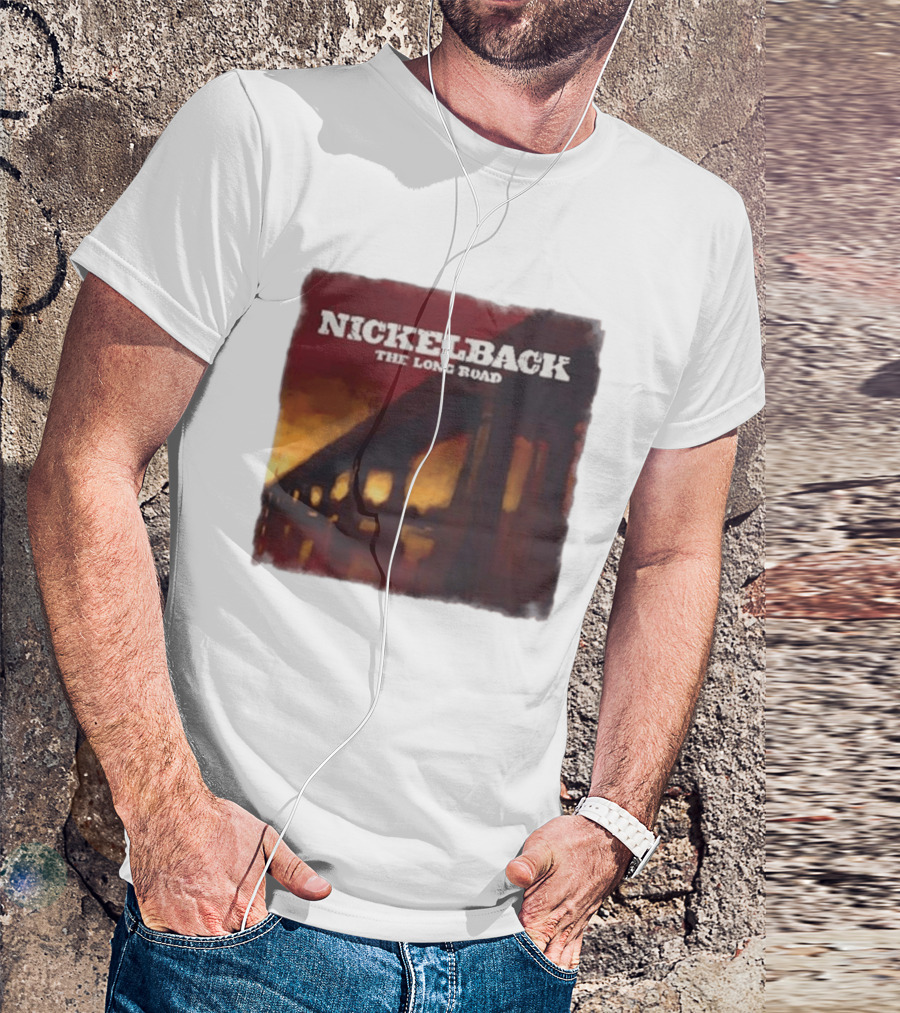 Nickelback The Long Road 2023 Album Art Bridge T-Shirt