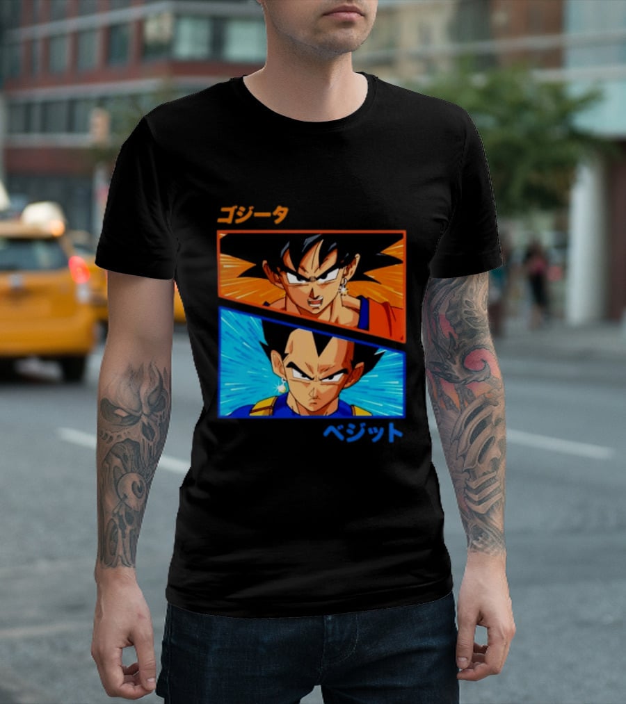 Gogeta Vegito Fusion Transformation Dragon Ball Z Super Saiyan Anime T-Shirt