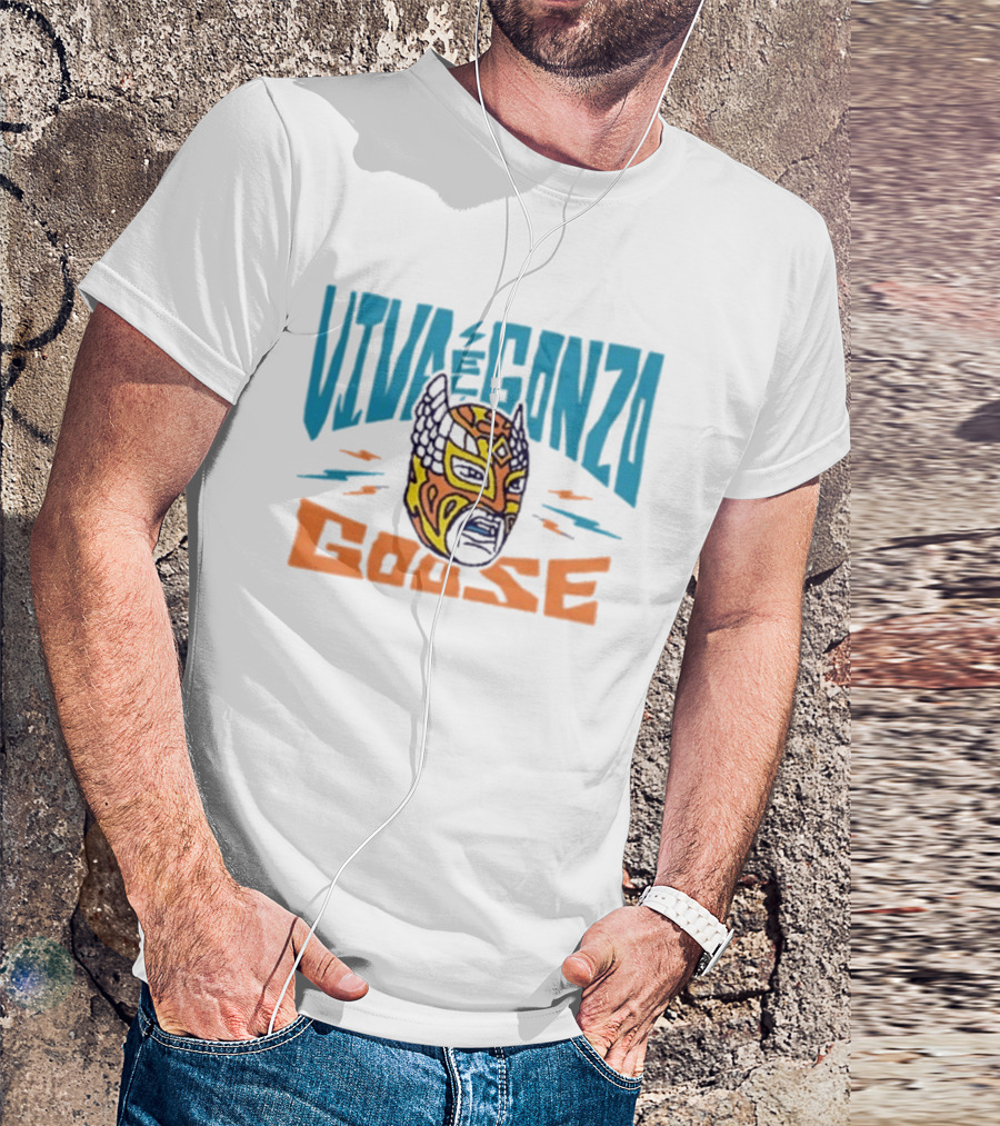 Viva El Gonzo Goose Lucha Libre Mask Artistry T-Shirt