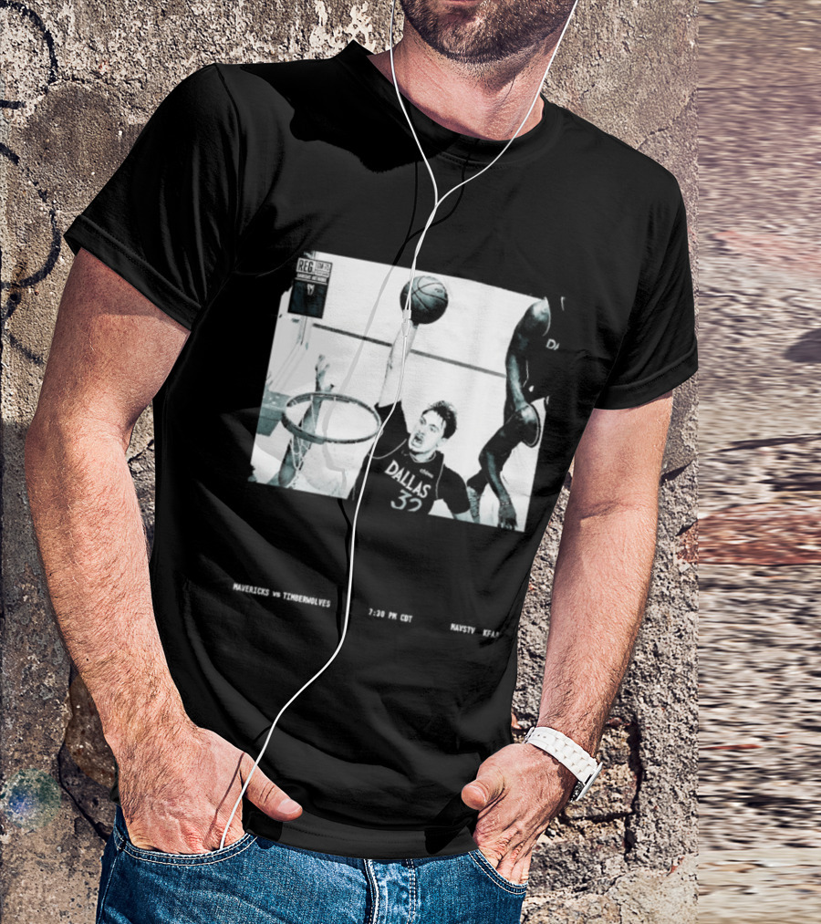 Cooper Flagg Dallas Mavericks No Howl Just Work Hoops Dunk T-Shirt