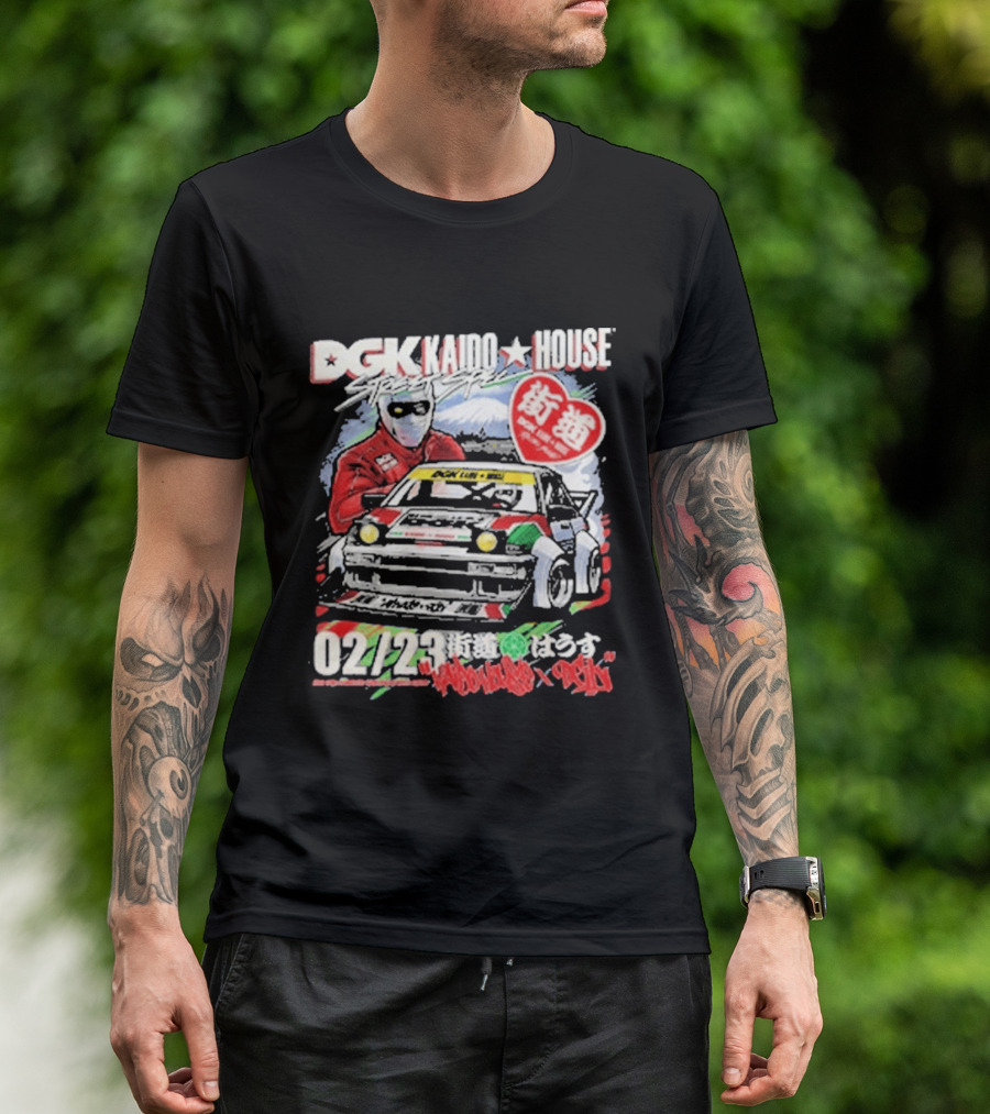 DGK Kaido House Raceway 02/23 Mountain Racer T-Shirt