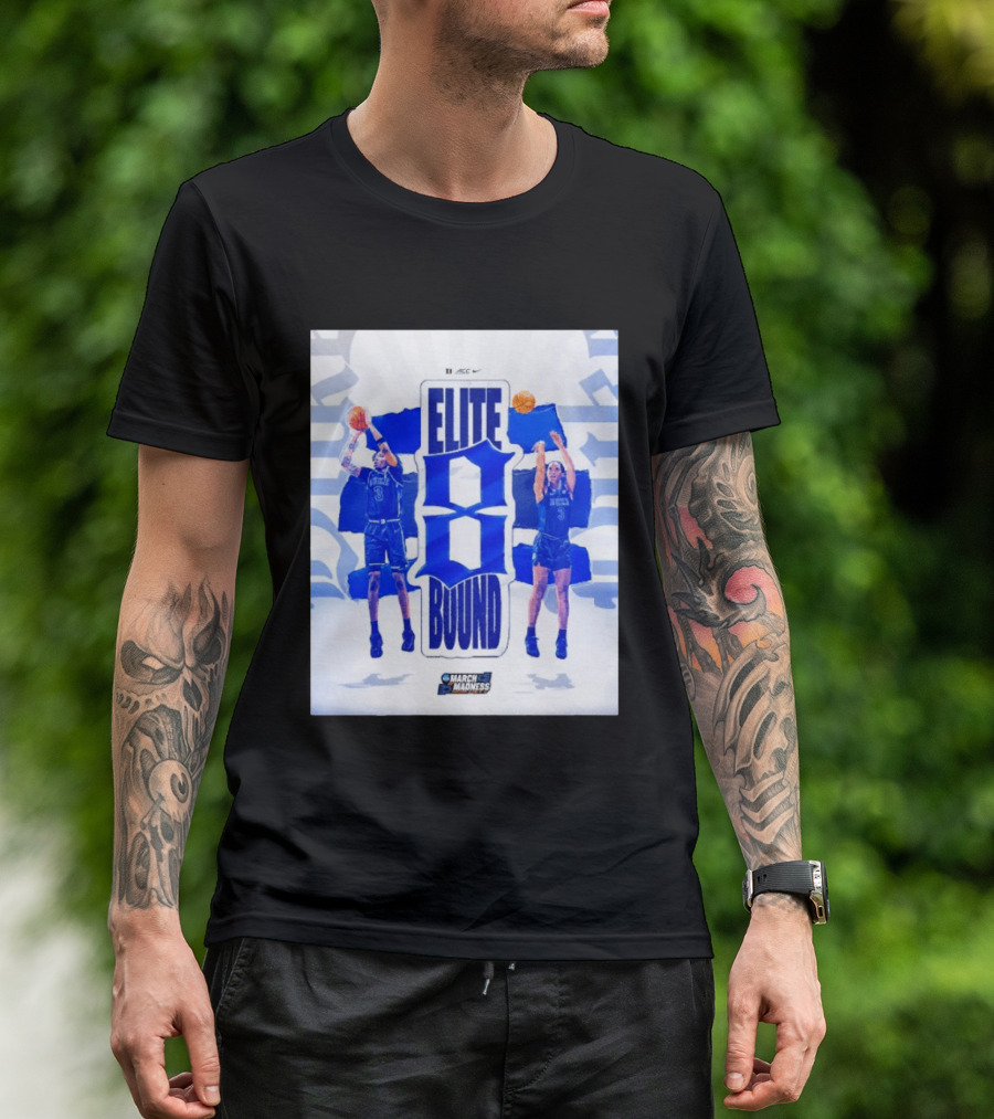 March Madness Duke Blue Devils 2026 Elite Eight Player NCAA Bound T-Shirt