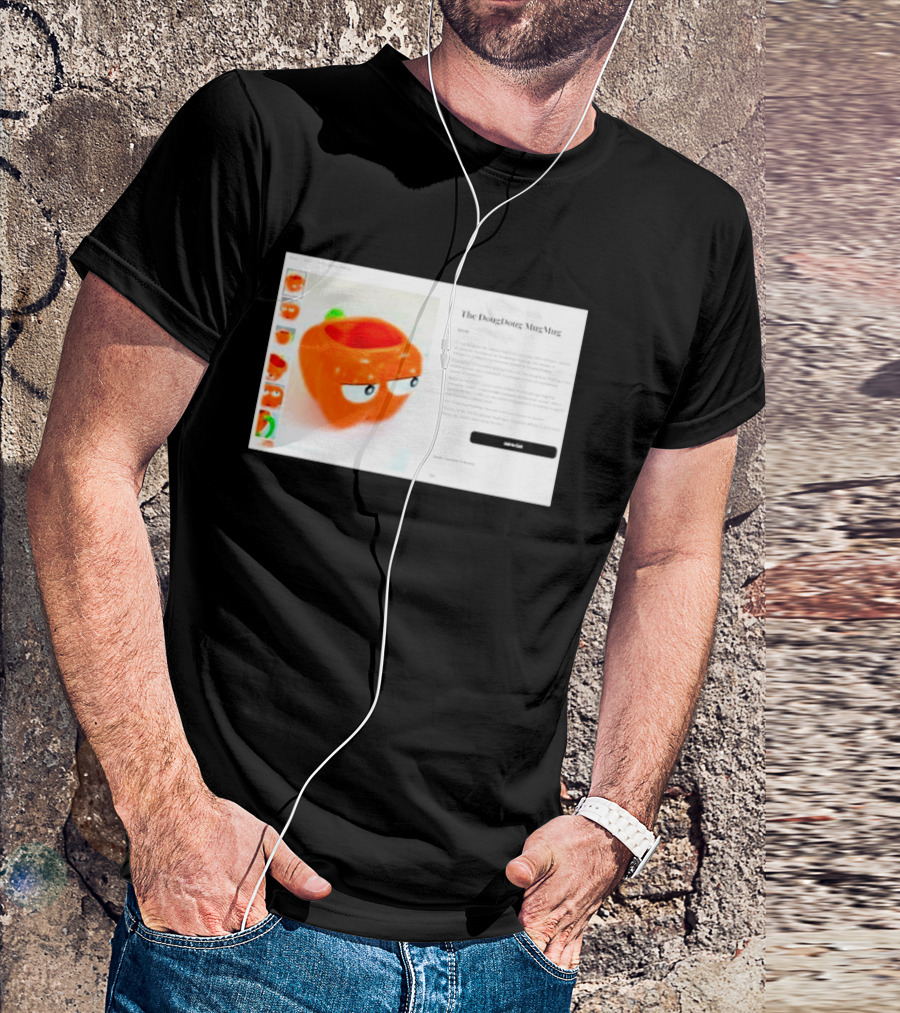 I Hate The Dougdoug Mugmug Orange Pumpkin Face T-Shirt