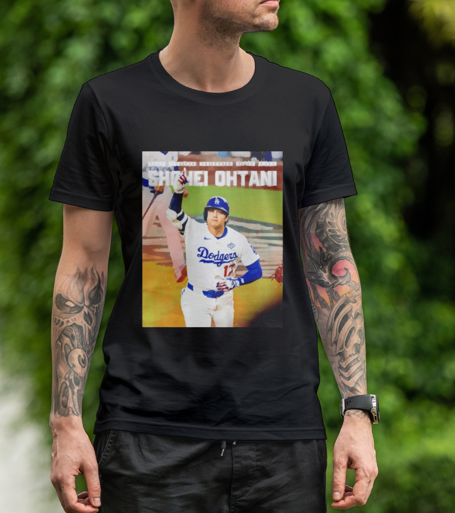 Edgar Martínez Designated Hitter Award Shohei Ohtani Los Angeles Dodgers T-Shirt