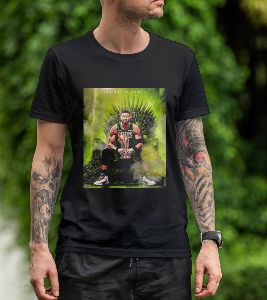 Jayson Tatum Boston Celtics The Green Mamba Iron Throne NBA Player T-Shirt