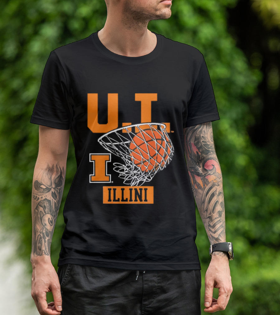 UT Illinois ILLINI Hoops Basketball Heritage T-Shirt
