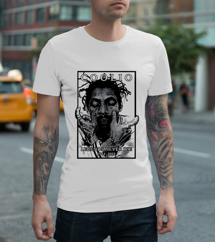 COOLIO Legends Never Die 1963 2022 T-Shirt