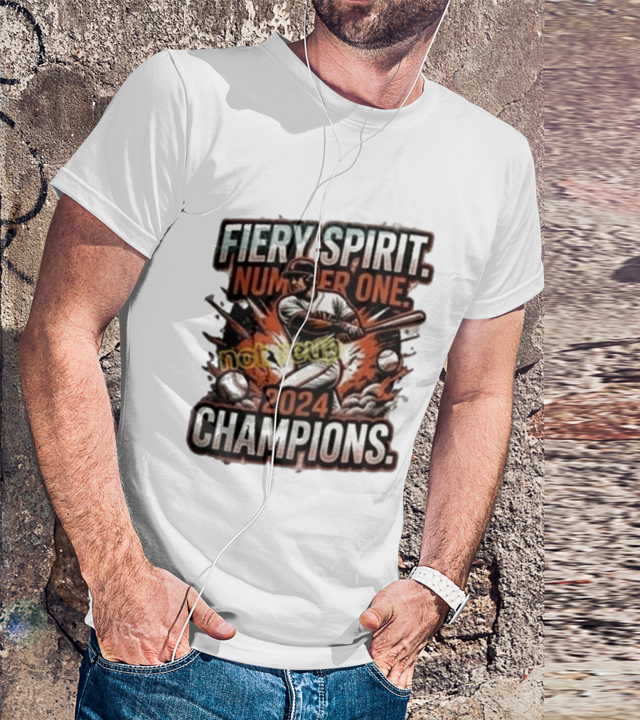 San Francisco Giants Fiery Spirit Number One Champions 2024 T-Shirt