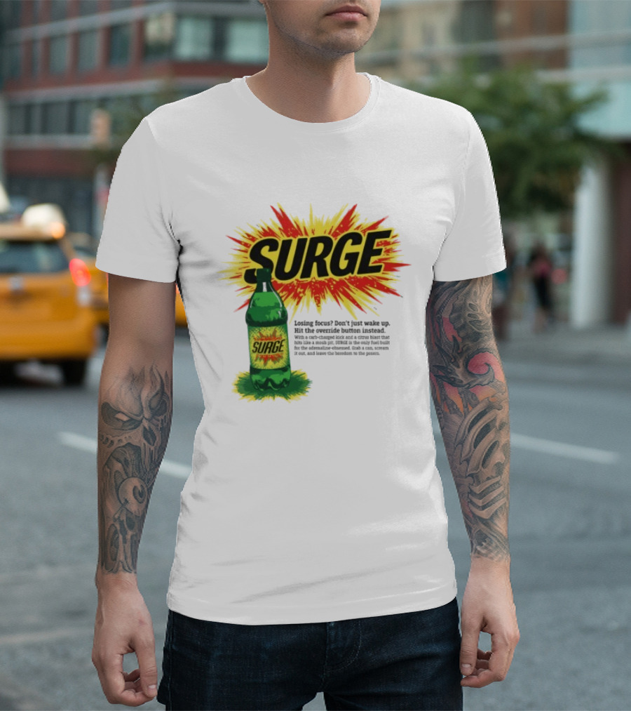 Surge Losing Focus Wake Up Hit The Override Button Instead T-Shirt