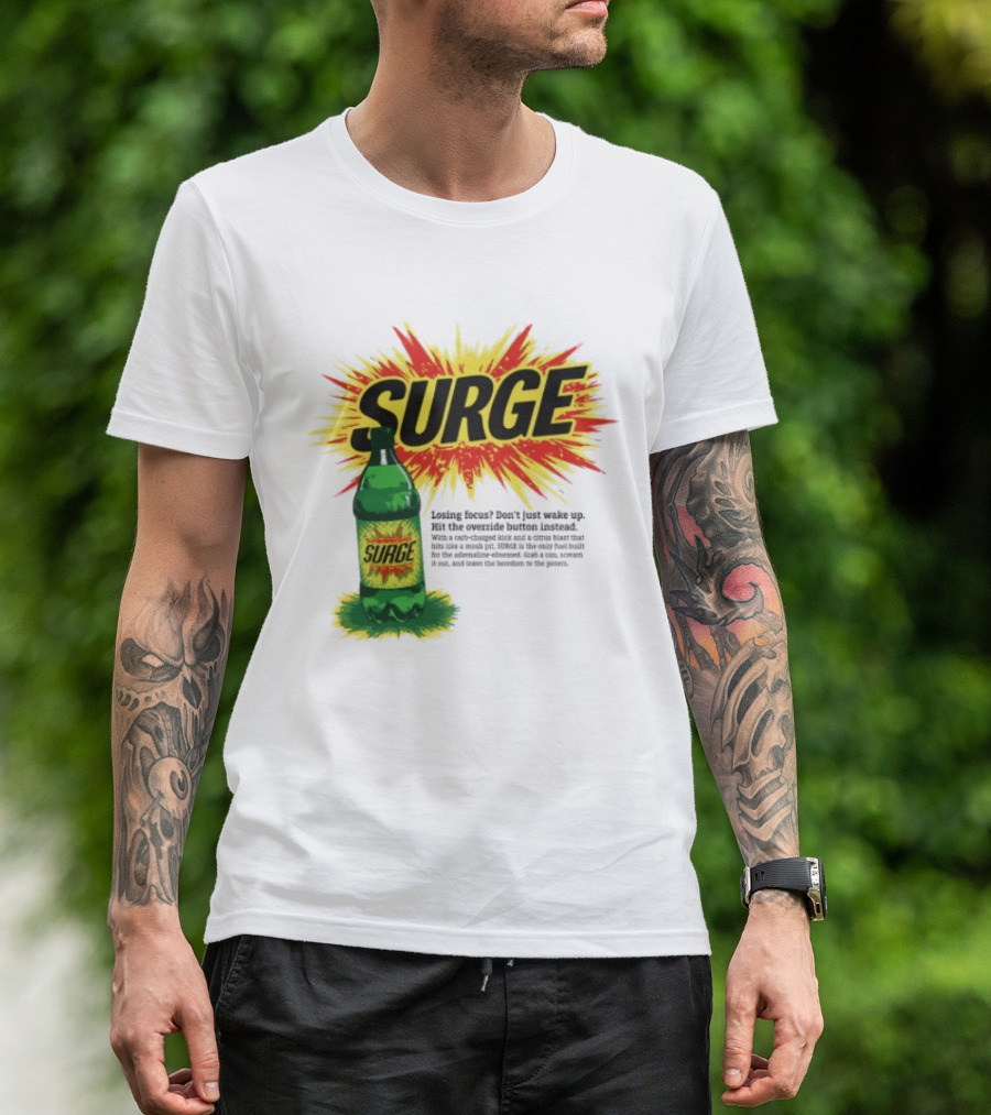 Surge Losing Focus Wake Up Hit The Override Button Instead T-Shirt