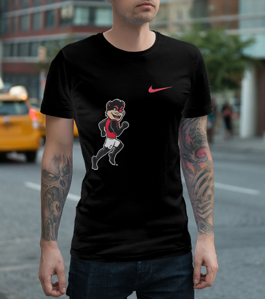 Bearcat Cincinnati Bearcats Nike Track And Field Running T-Shirt