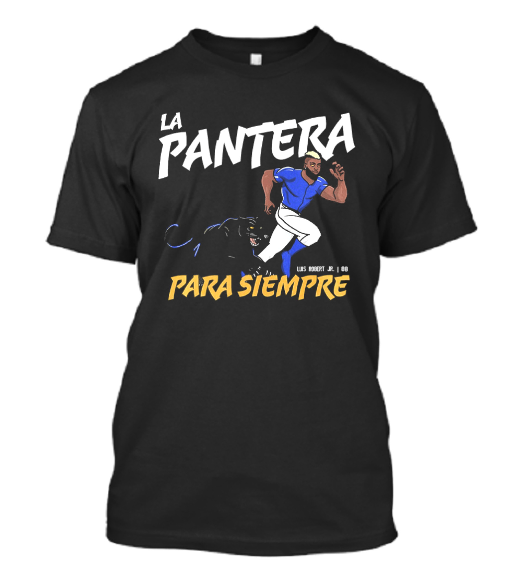 La Pantera Para Siempre Luis Robert Jr New York Mets Baseball T-Shirt