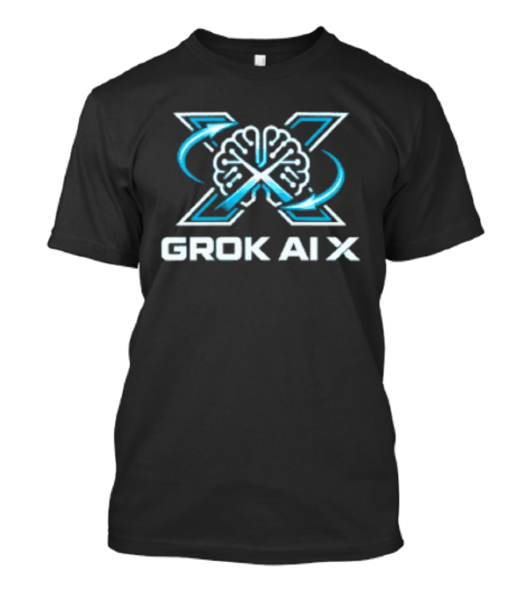 Grok AI X Brain And Arrows T-Shirt