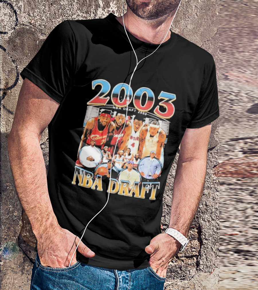 2003 NBA Draft James Anthony Bosh Wade T-Shirt