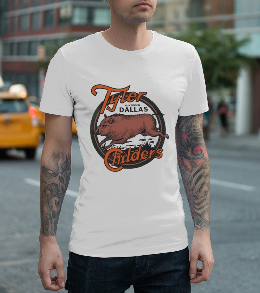Tyler Childers Hunting Dallas April 23 2026 Tour T-Shirt